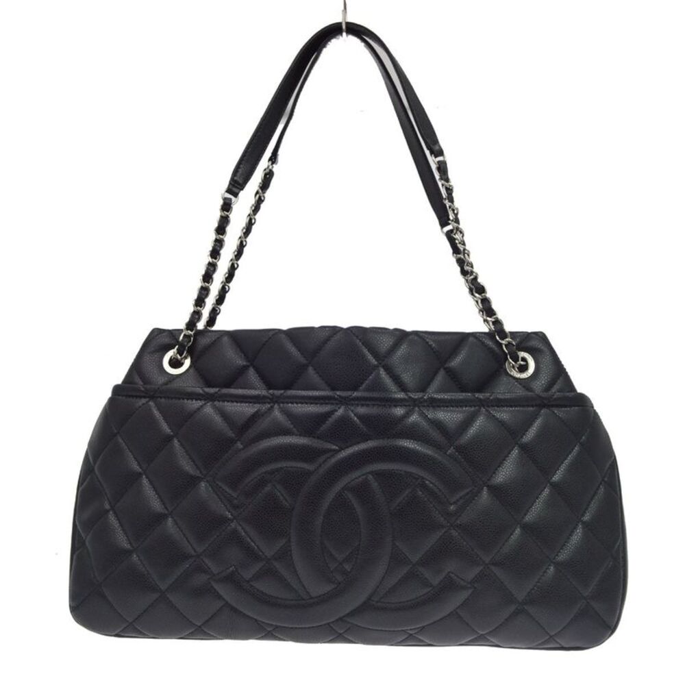 Chanel Timeless Cc Soft Caviar Black Leather Tote Bag Bag